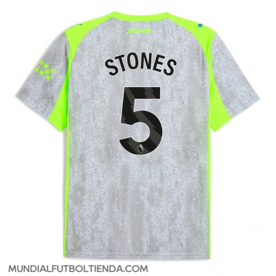 Camiseta Manchester City John Stones #5 Tercera Equipación Replica 2025-26 mangas cortas Camiseta Manchester City John Stones #5 Tercera Equipación Replica 2025-26 mangas cortas